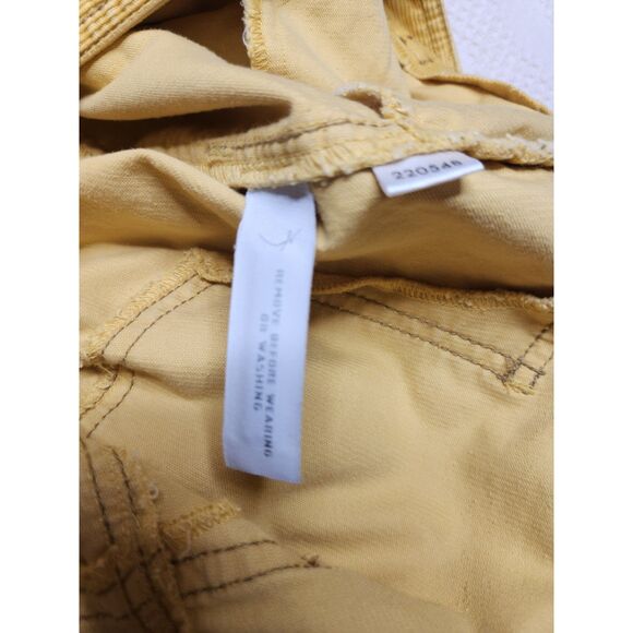 Ann Taylor LOFT Mustard Yellow Corduroy Mini Skirt Size 4 Western Details - Picture 5 of 7
